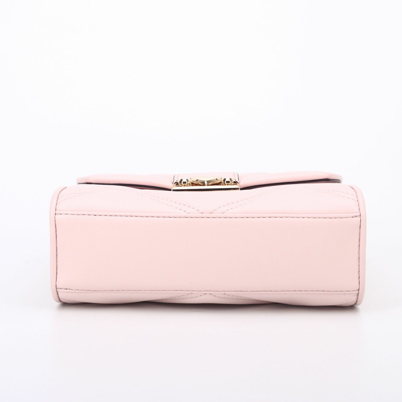 Michael Kors Serena Medium Quilted Powder Blush Shoulder Bag