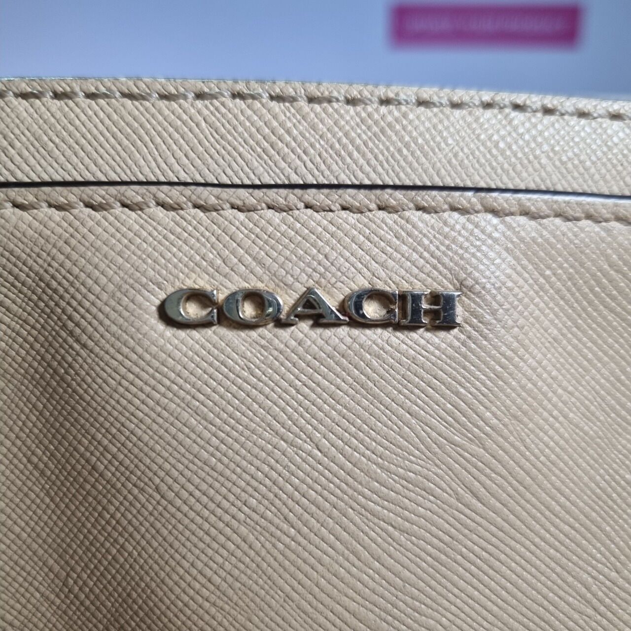 Coach Madison Christie Carryall Baige Satchel