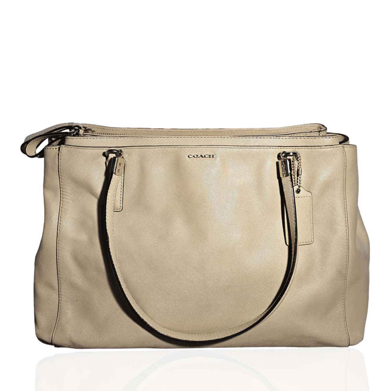 Coach Madison Christie Carryall Baige Satchel