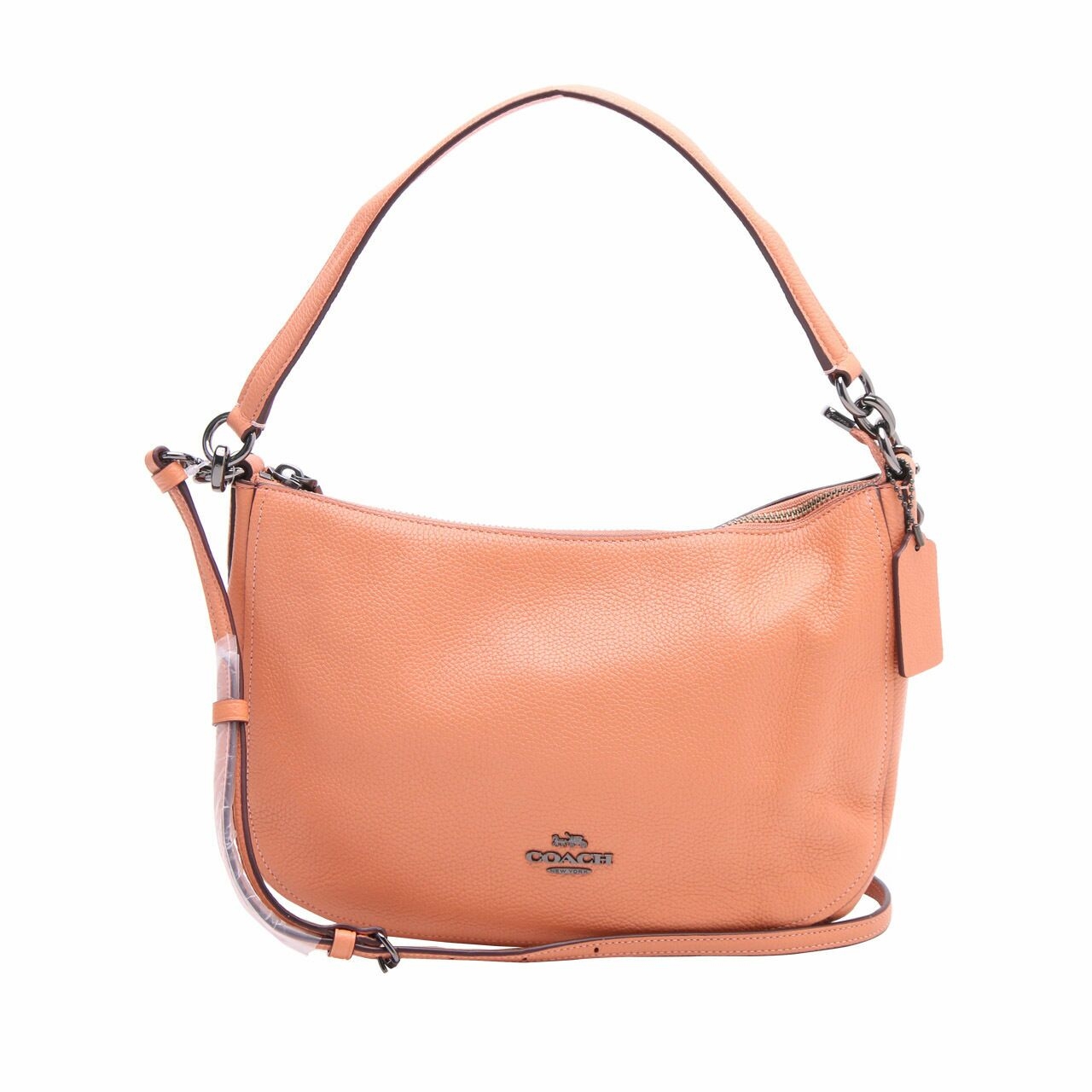 Coach Pebble Leather Chelsea Salmon Satchel Bag