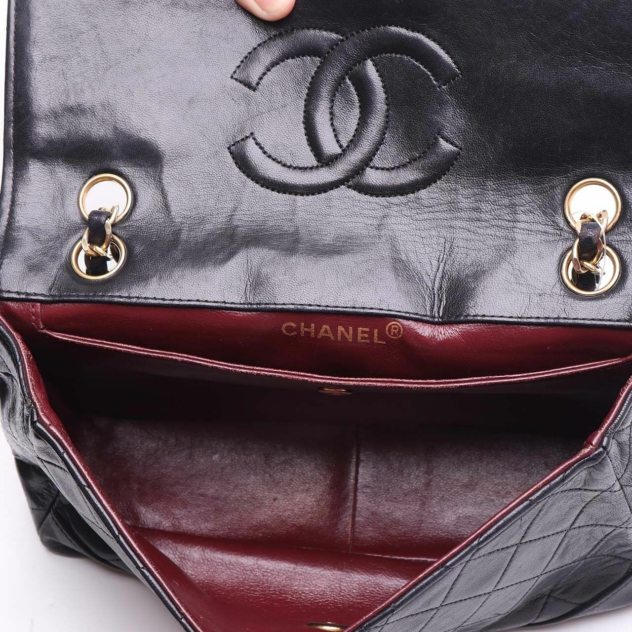 Chanel Small Lambskin Flap Shoulder Bag