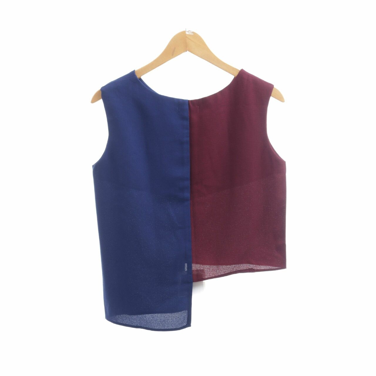 Shop At Velvet Navy & Maroon Sleeveless