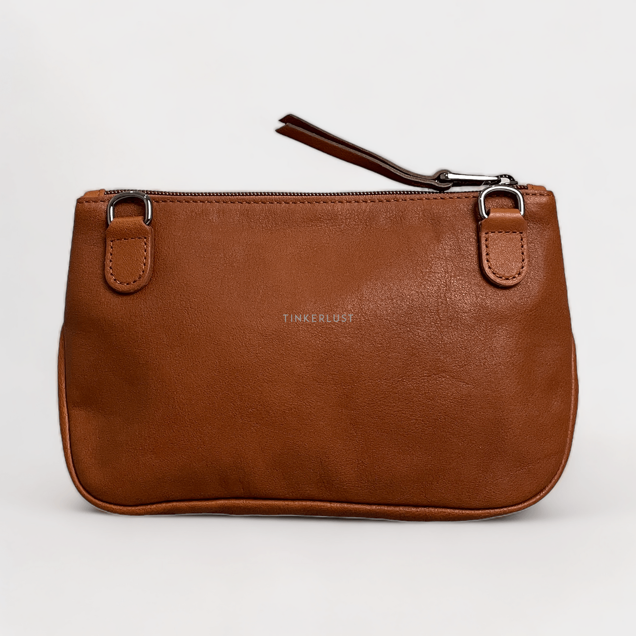 Longchamp Brown 3D XS Cognac Leather Sling Bag