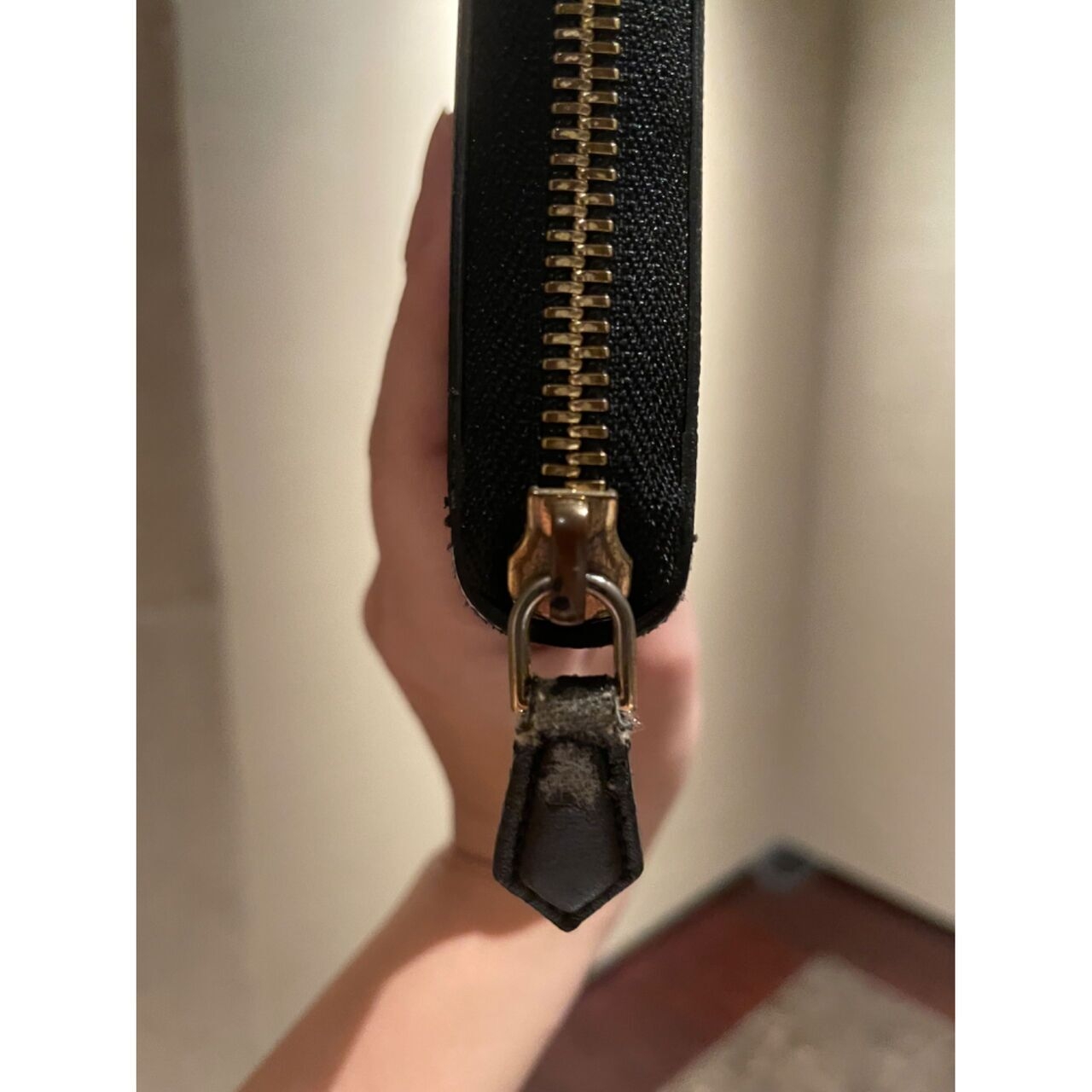 Givenchy Black Zip Around Wallet