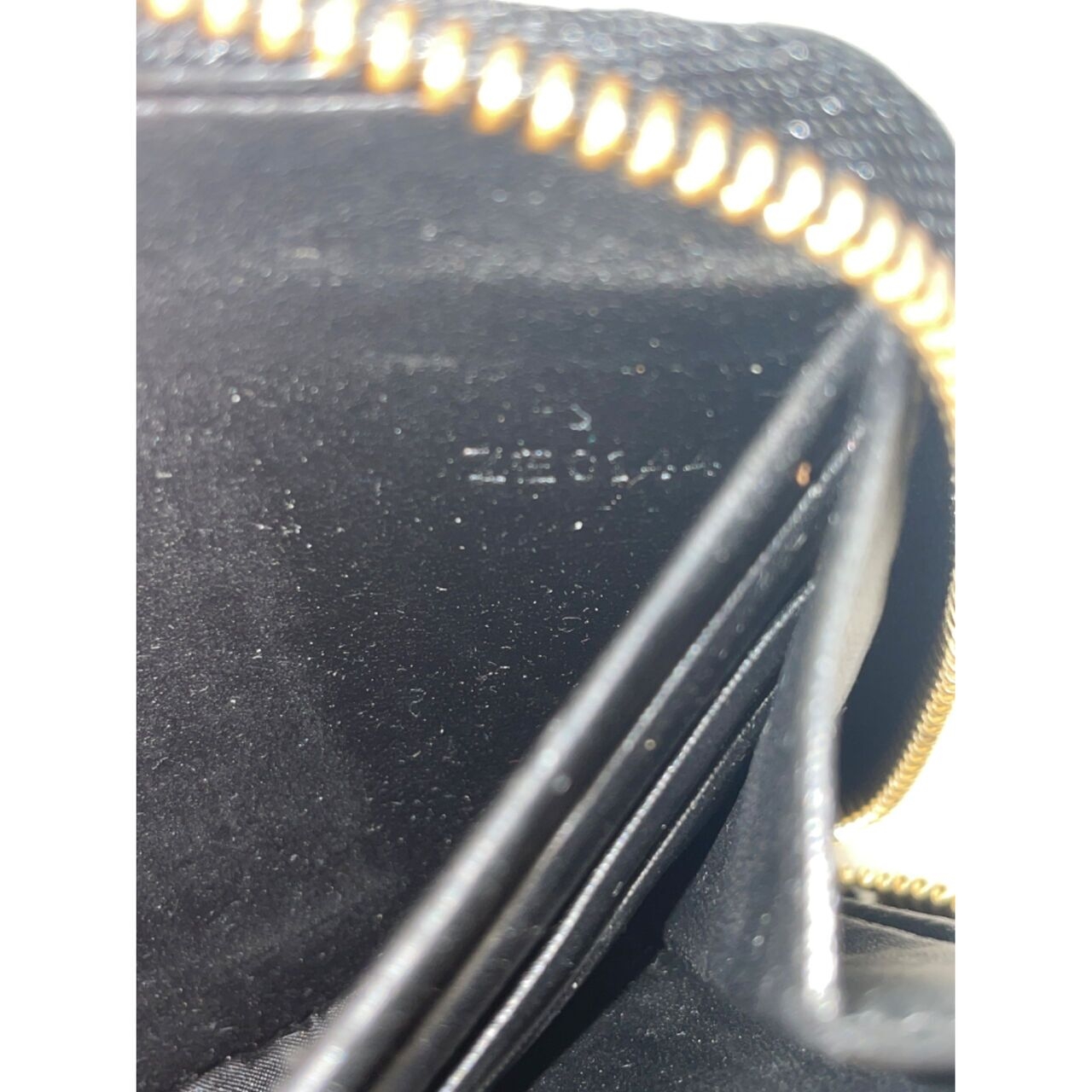 Givenchy Black Zip Around Wallet