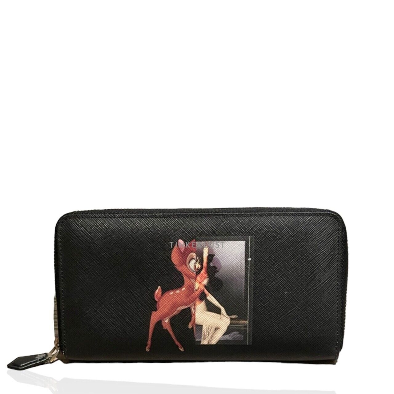 Givenchy Black Zip Around Wallet