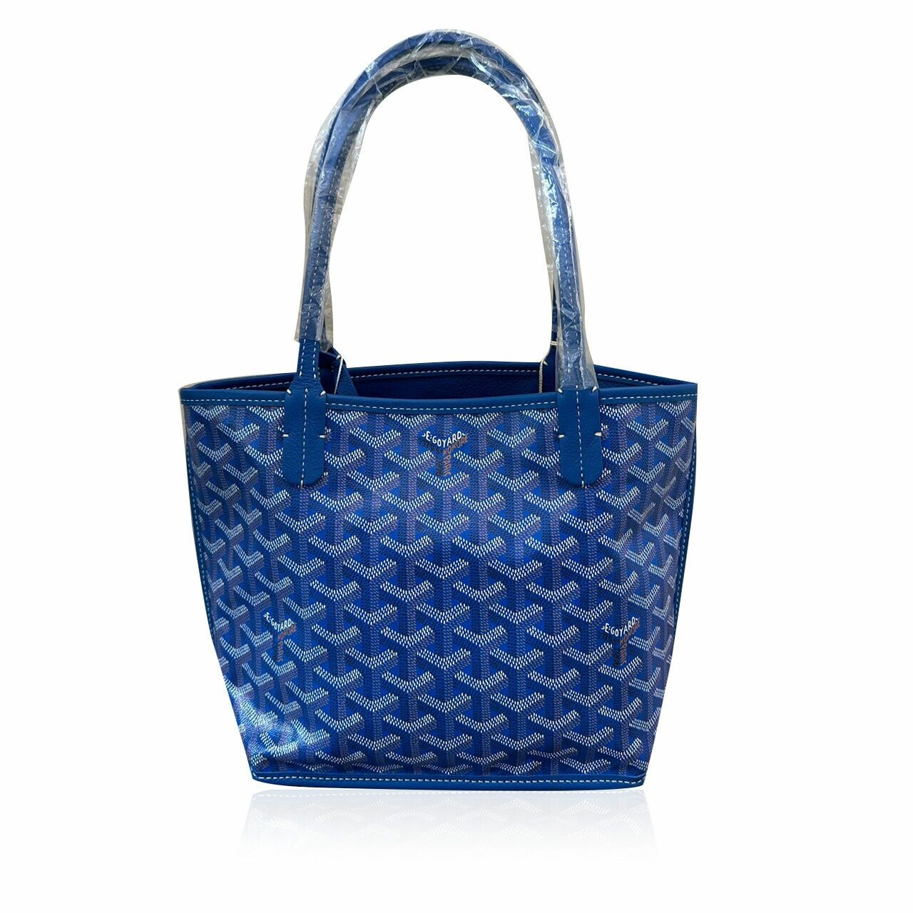 Goyard Mini Anjou Light Blue Tote Bag