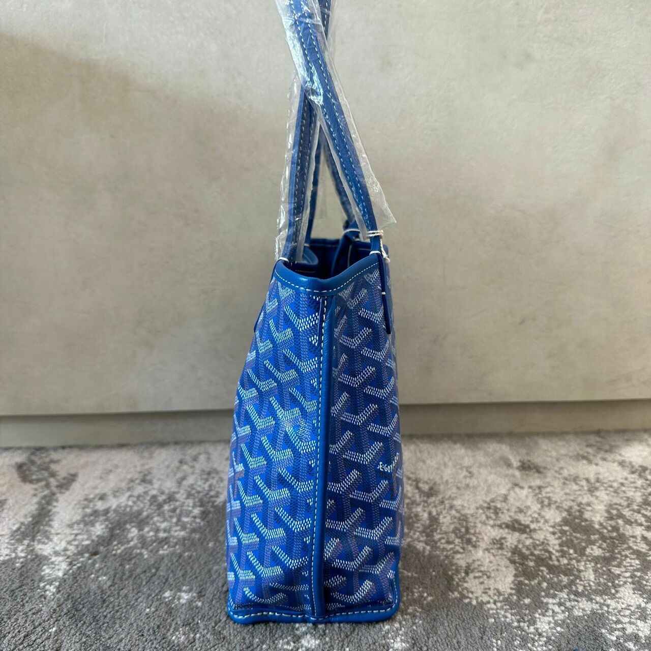 Goyard Mini Anjou Light Blue Tote Bag