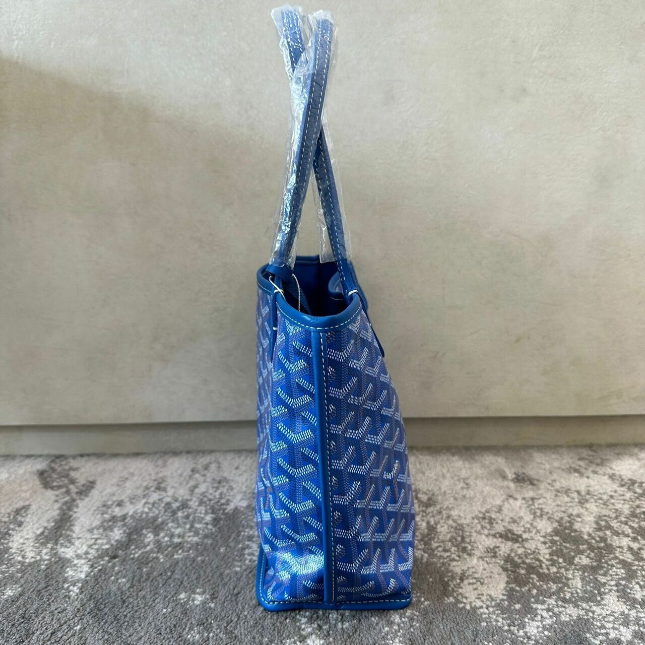 Goyard Mini Anjou Light Blue Tote Bag