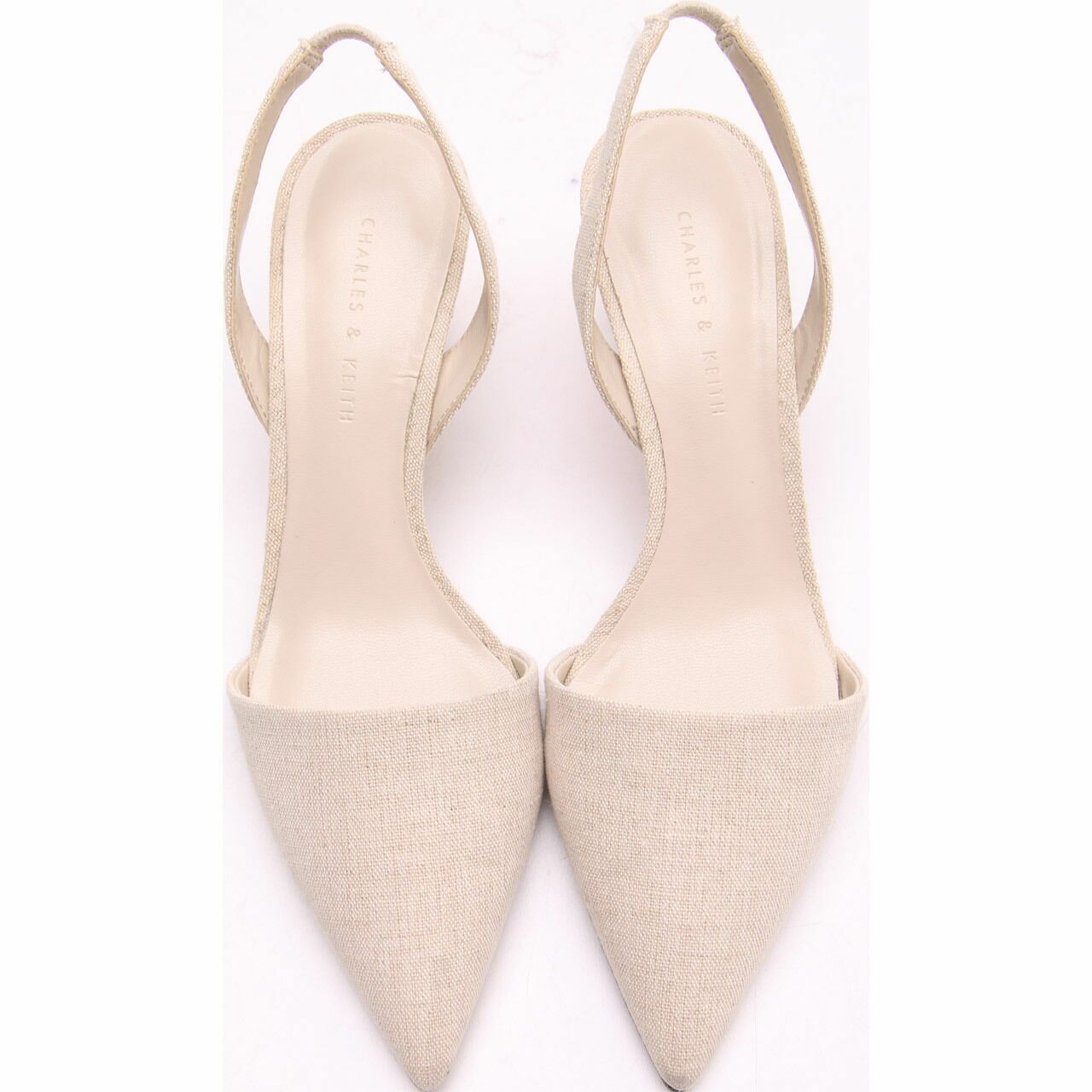 Charles & Keith Beige Heels