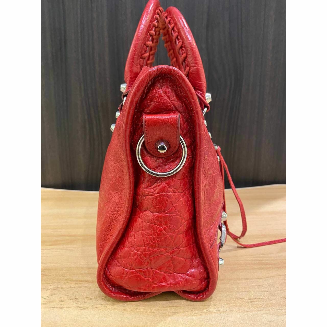 Balenciaga City Classic Small Red SHW 2018 Satchel