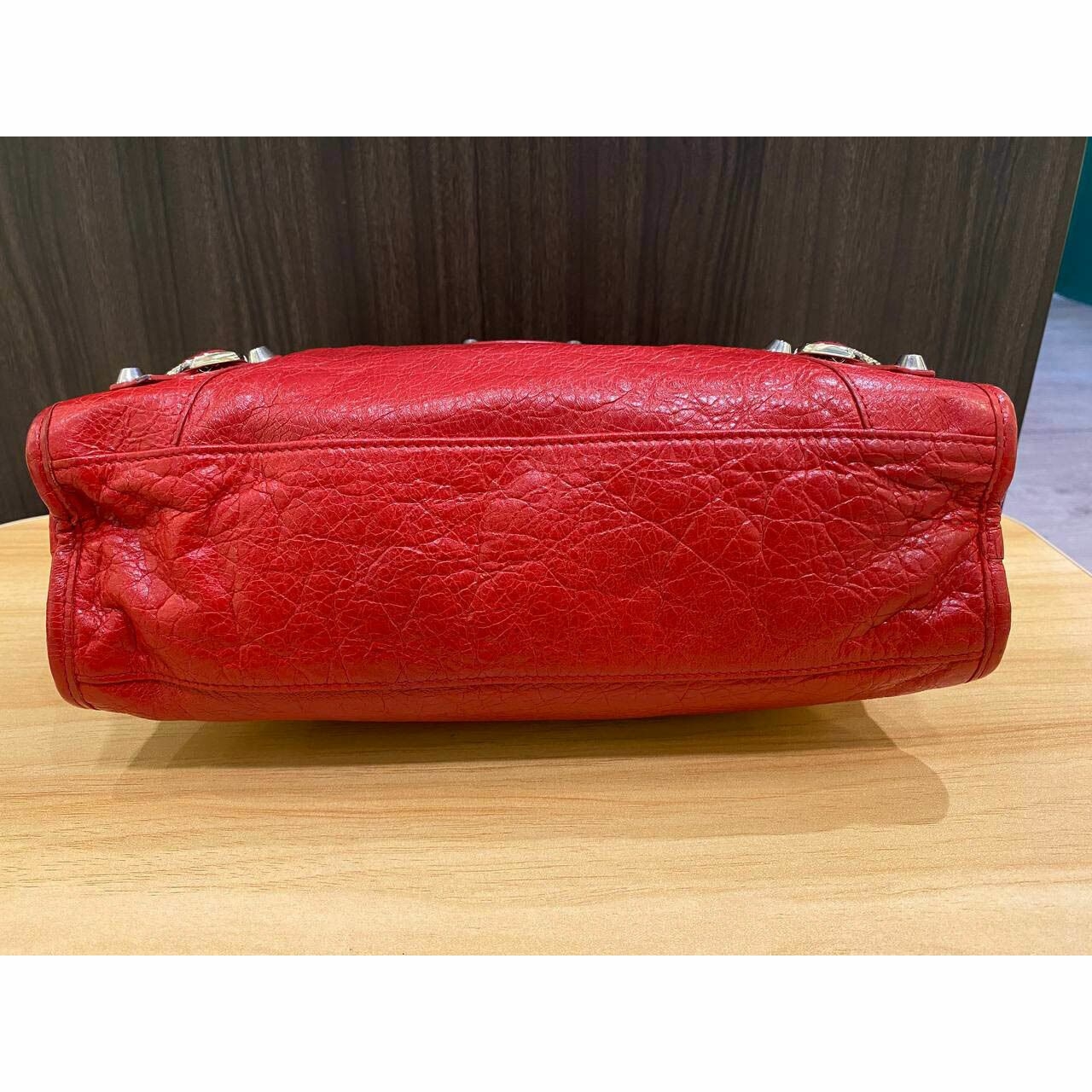 Balenciaga City Classic Small Red SHW 2018 Satchel