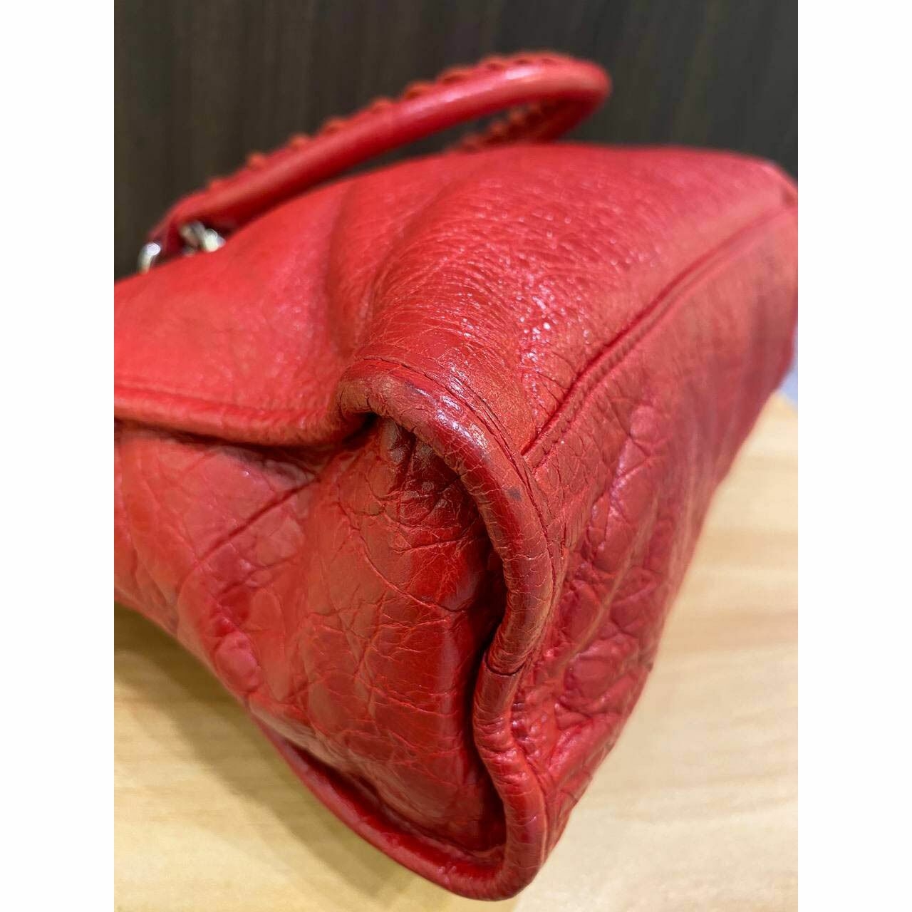 Balenciaga City Classic Small Red SHW 2018 Satchel