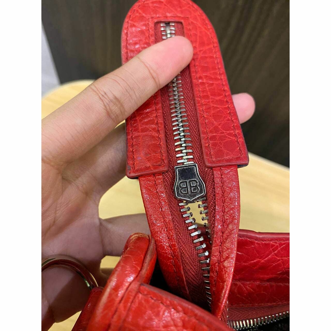 Balenciaga City Classic Small Red SHW 2018 Satchel