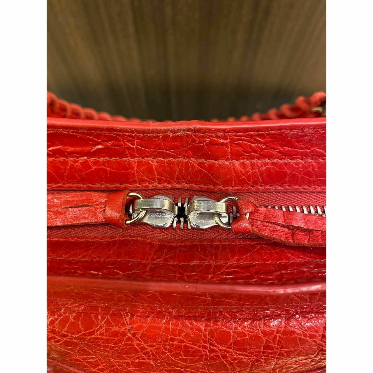 Balenciaga City Classic Small Red SHW 2018 Satchel