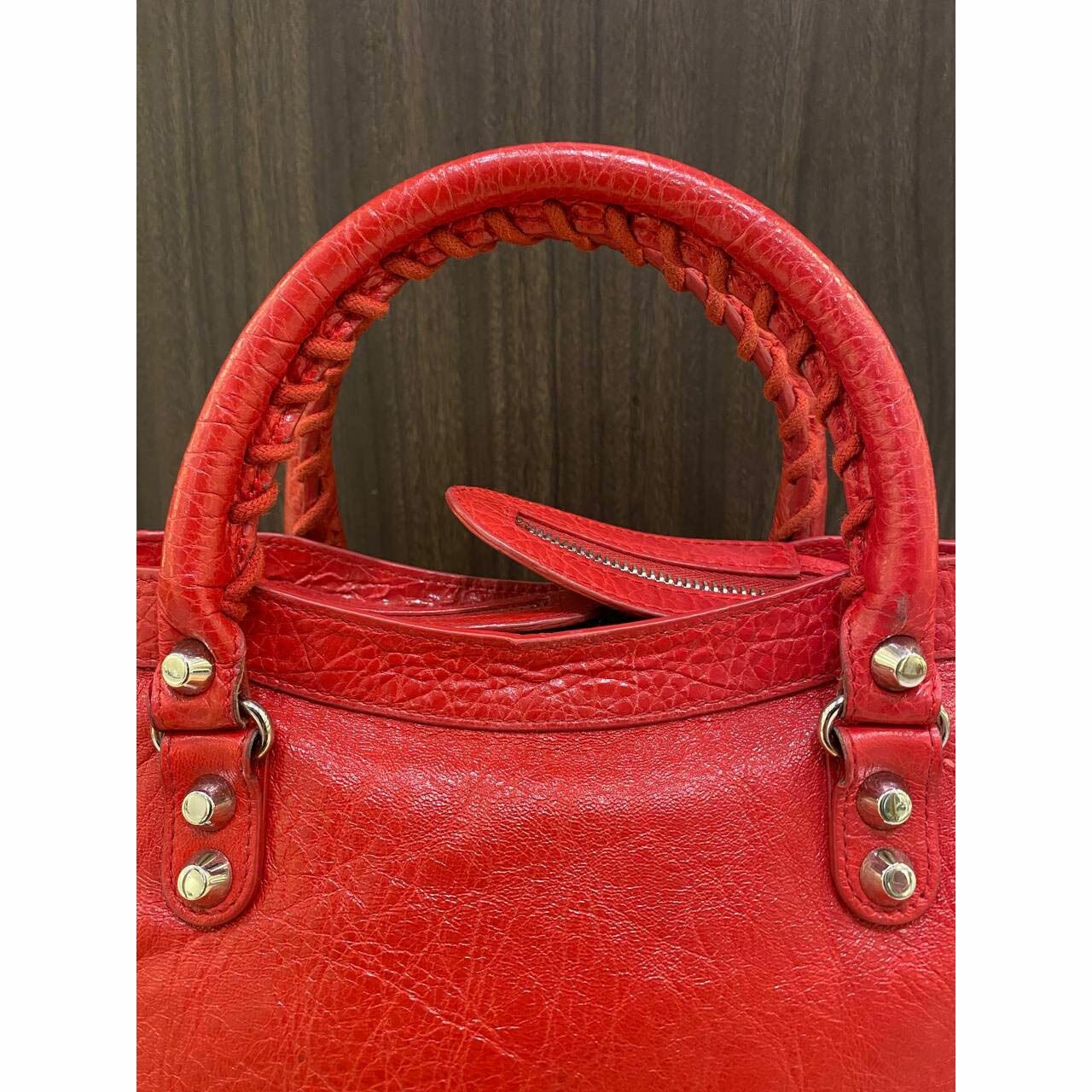 Balenciaga City Classic Small Red SHW 2018 Satchel