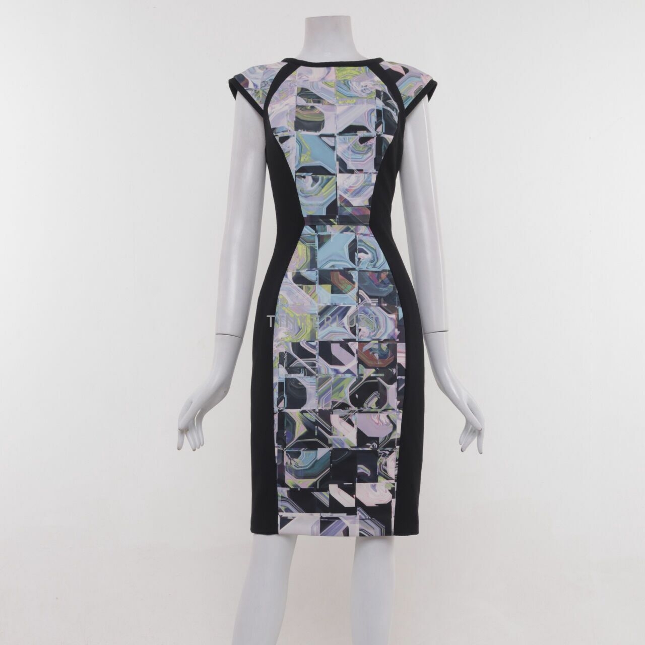 Ted Baker Multicolour Geometric Pattern Sibonny Dress