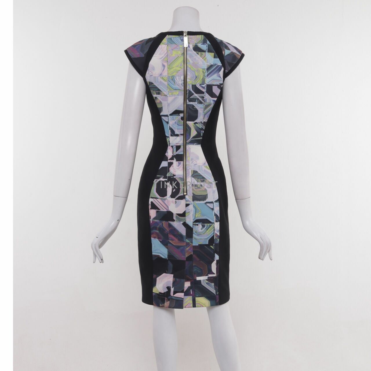 Ted Baker Multicolour Geometric Pattern Sibonny Dress