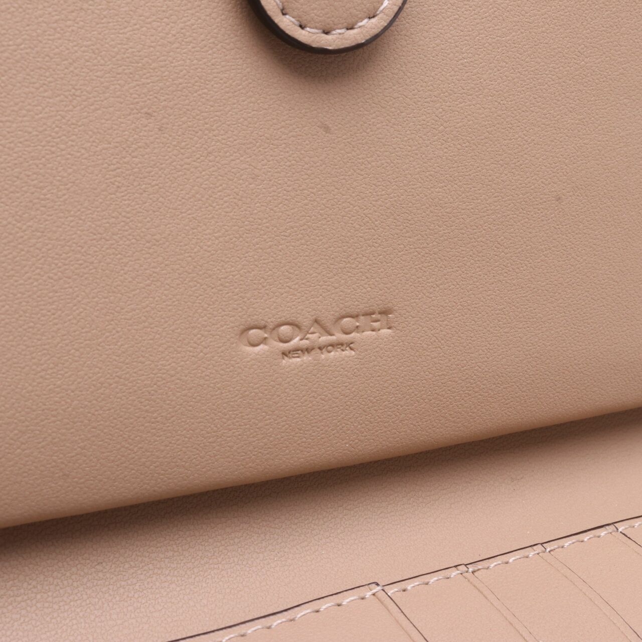 Coach C2874 Tech Phone Wallet Signature Khaki Pale Lime