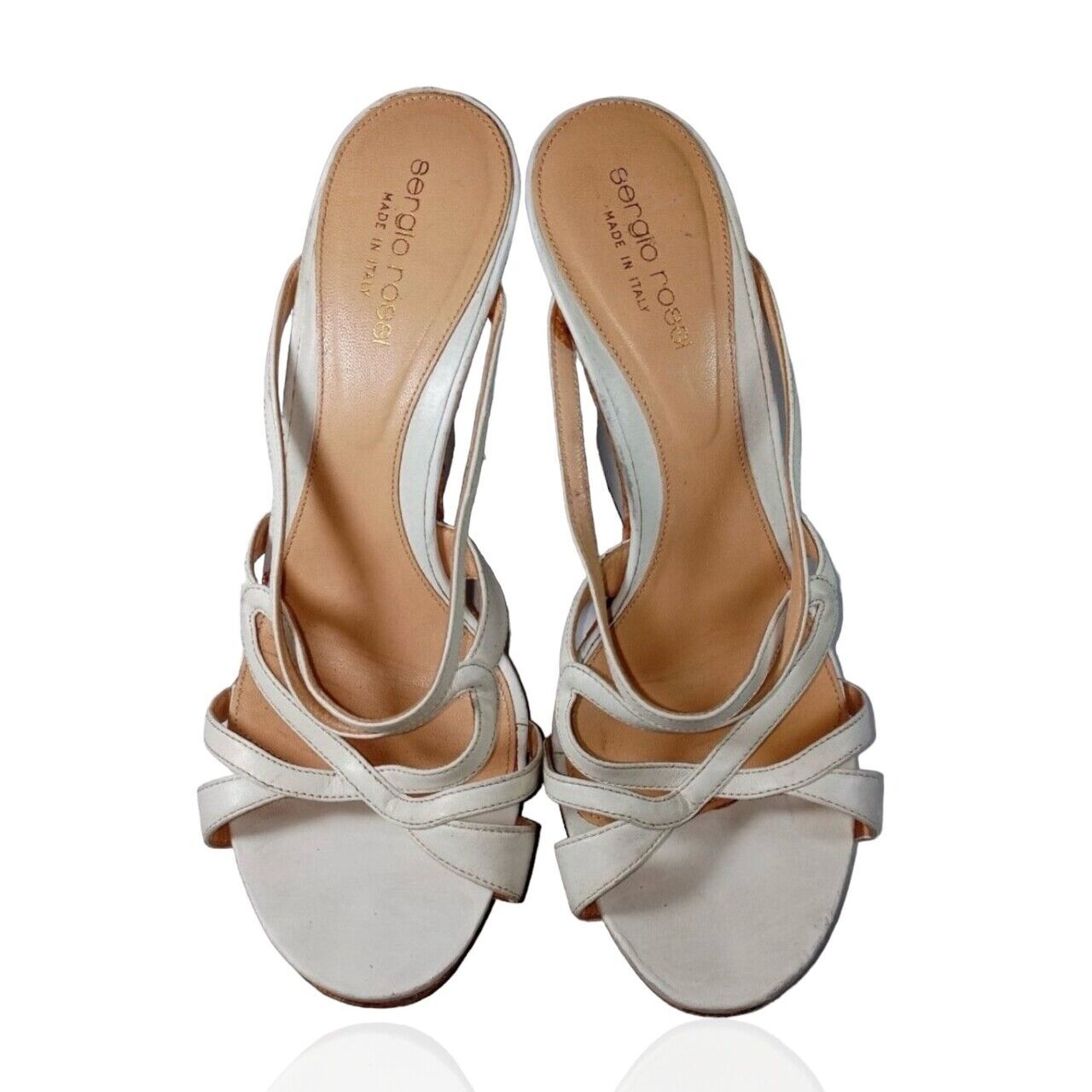 Sergio Rossi White Heels