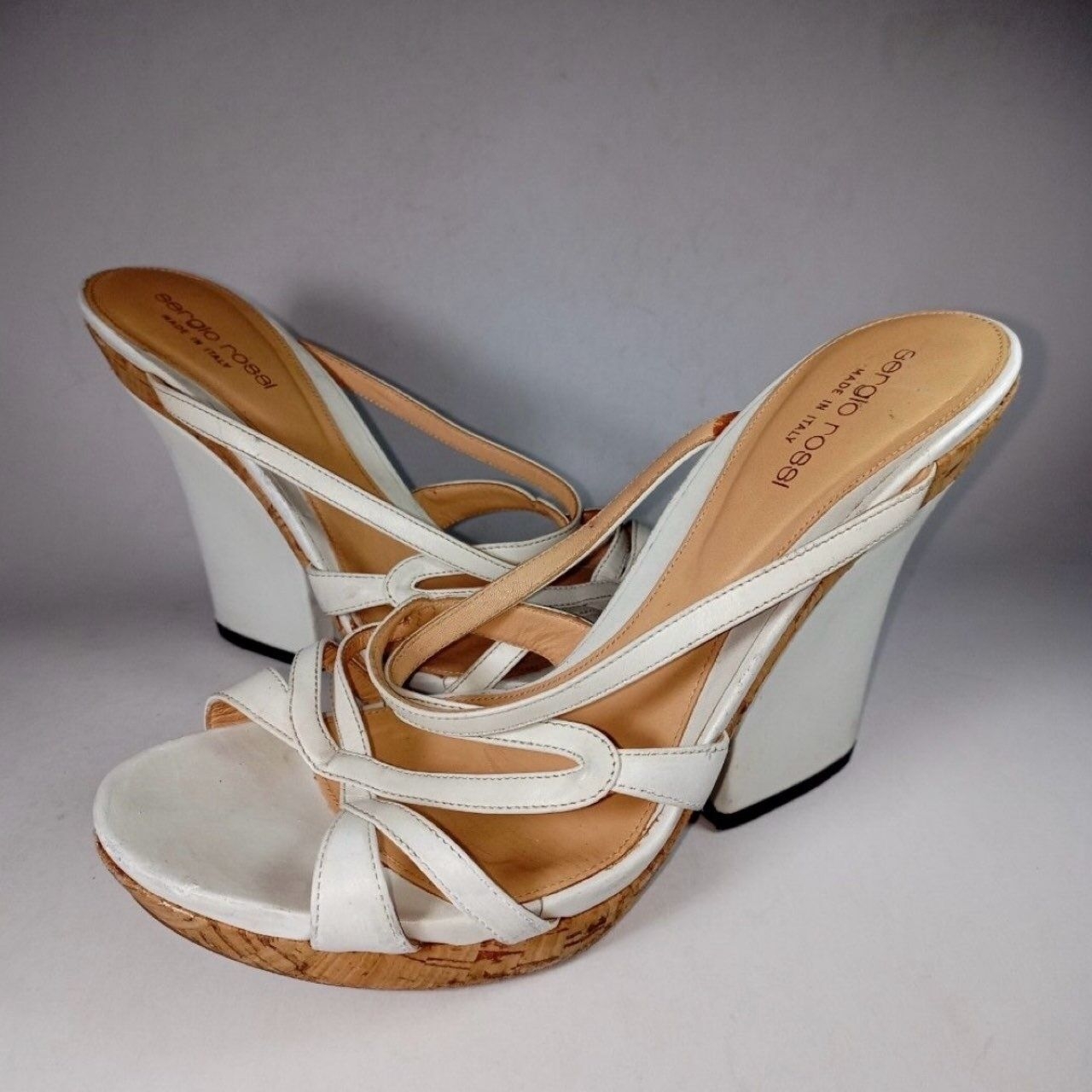 Sergio Rossi White Heels