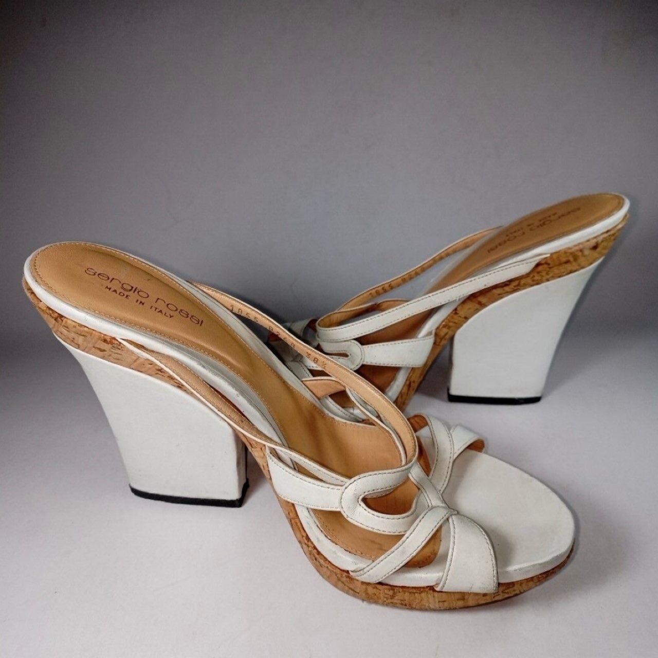 Sergio Rossi White Heels