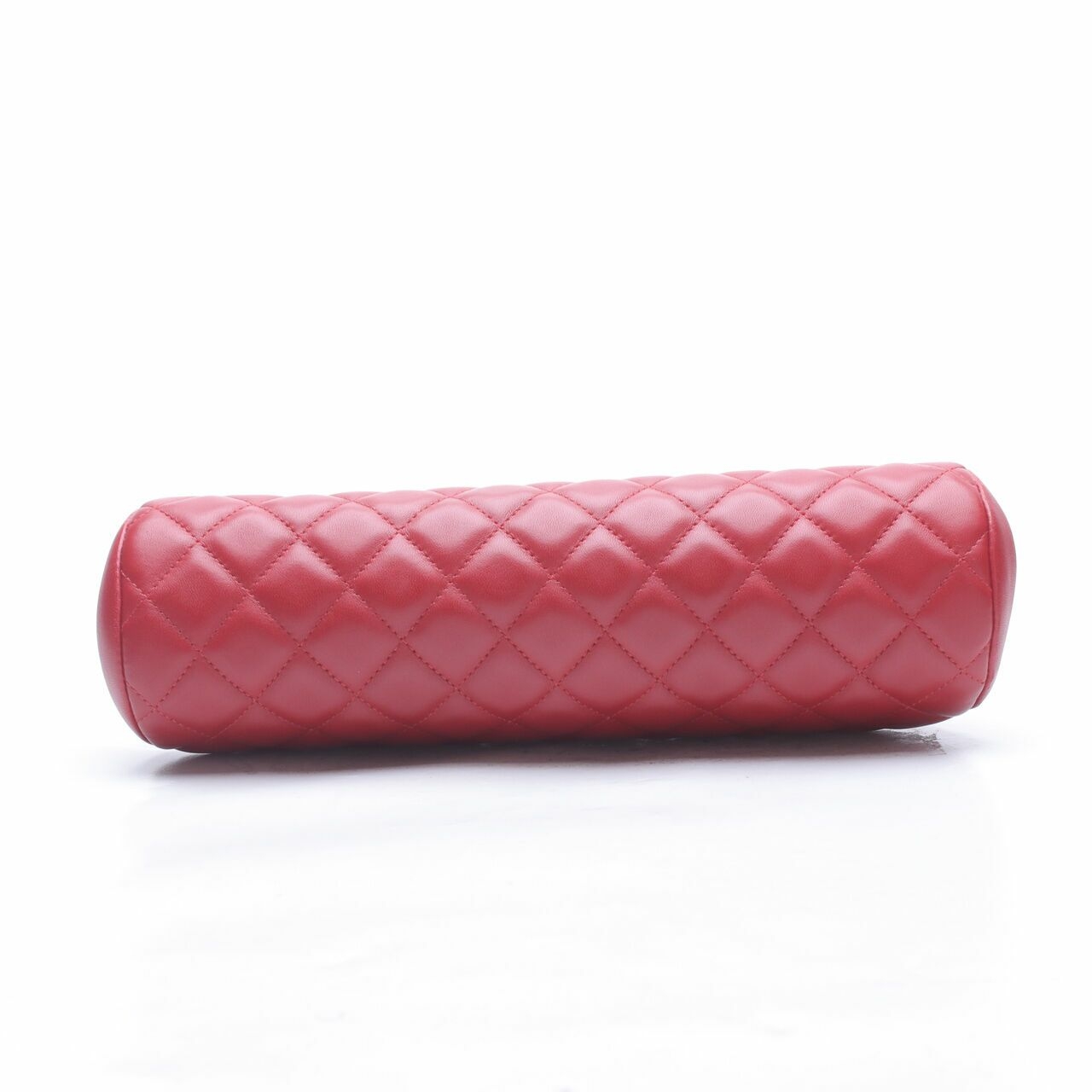 Chanel Red Classic Timeless Red Clutch