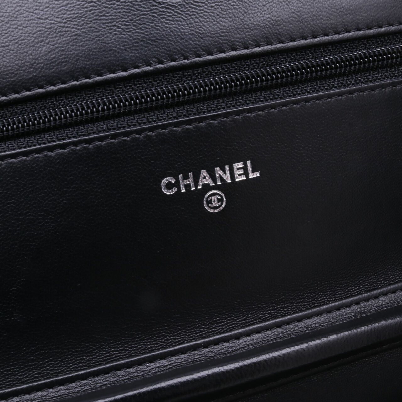 Chanel Lambskin Camelia Wallet On Chain SHW