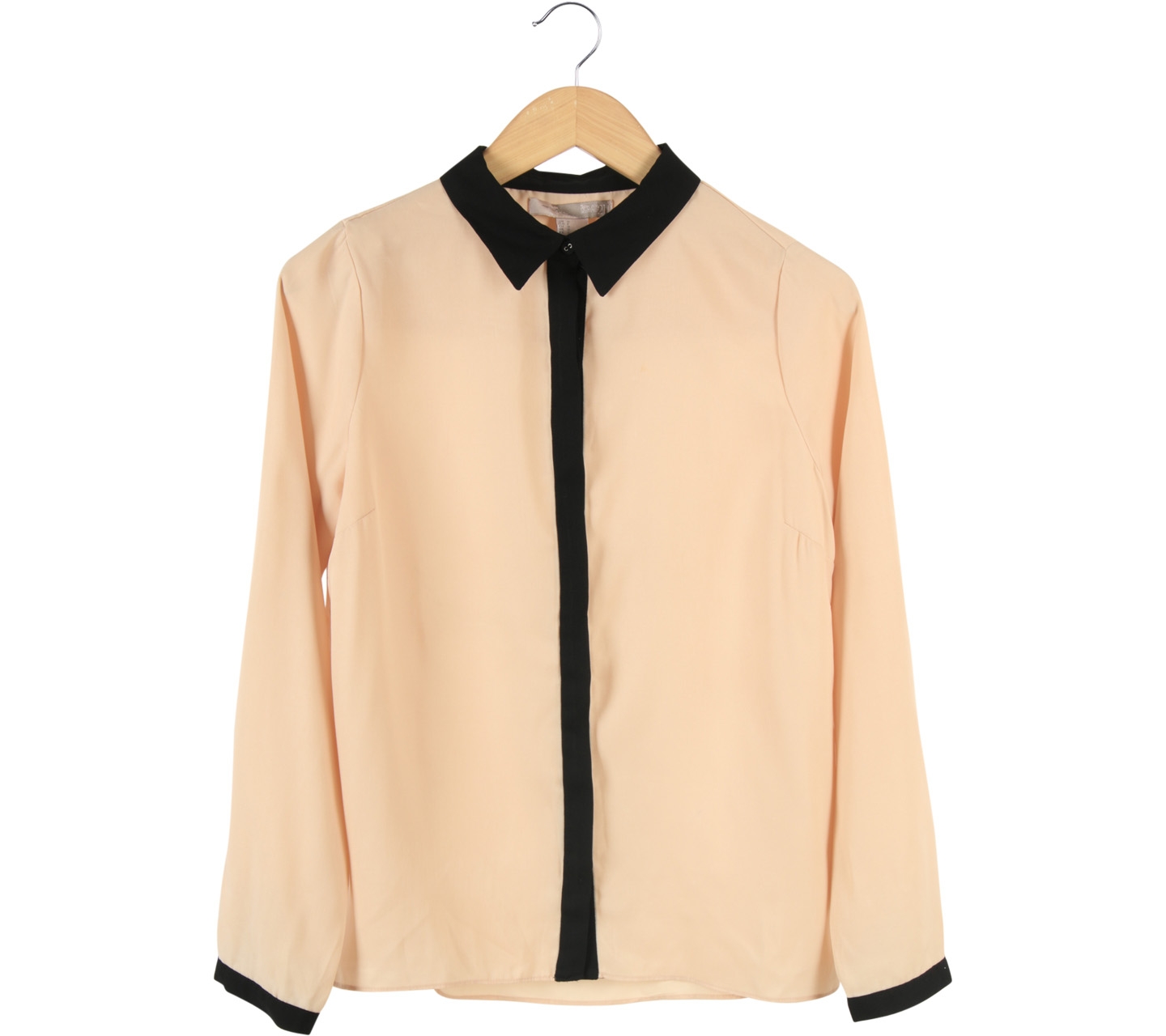 Forever 21 Cream And Black Shirt