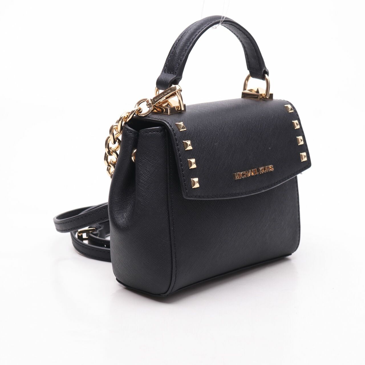 Michael Kors Karla Mini Top Handle Black Crossbody Bag