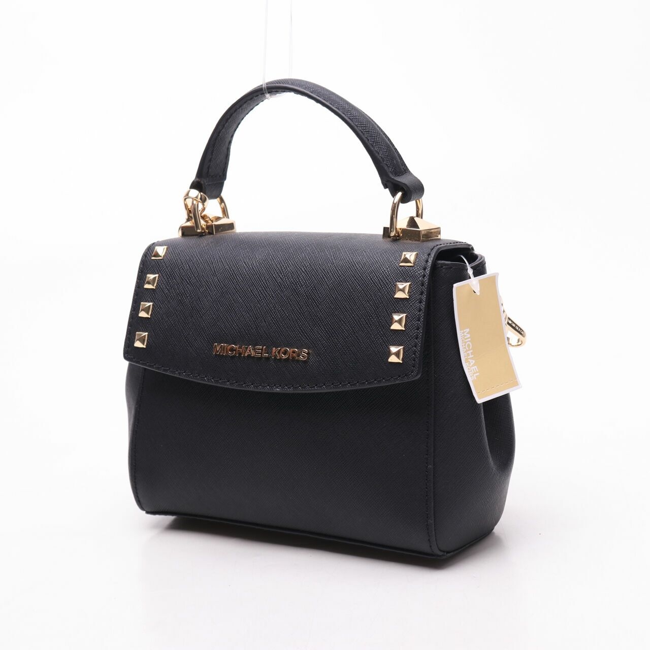 Michael Kors Karla Mini Top Handle Black Crossbody Bag