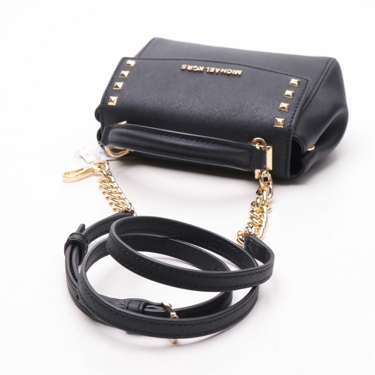 Michael Kors Karla Mini Top Handle Black Crossbody Bag