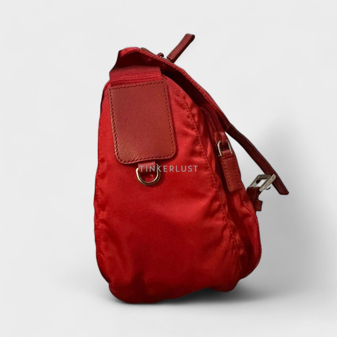 Prada Red Tessuto Rosso Sling Bag