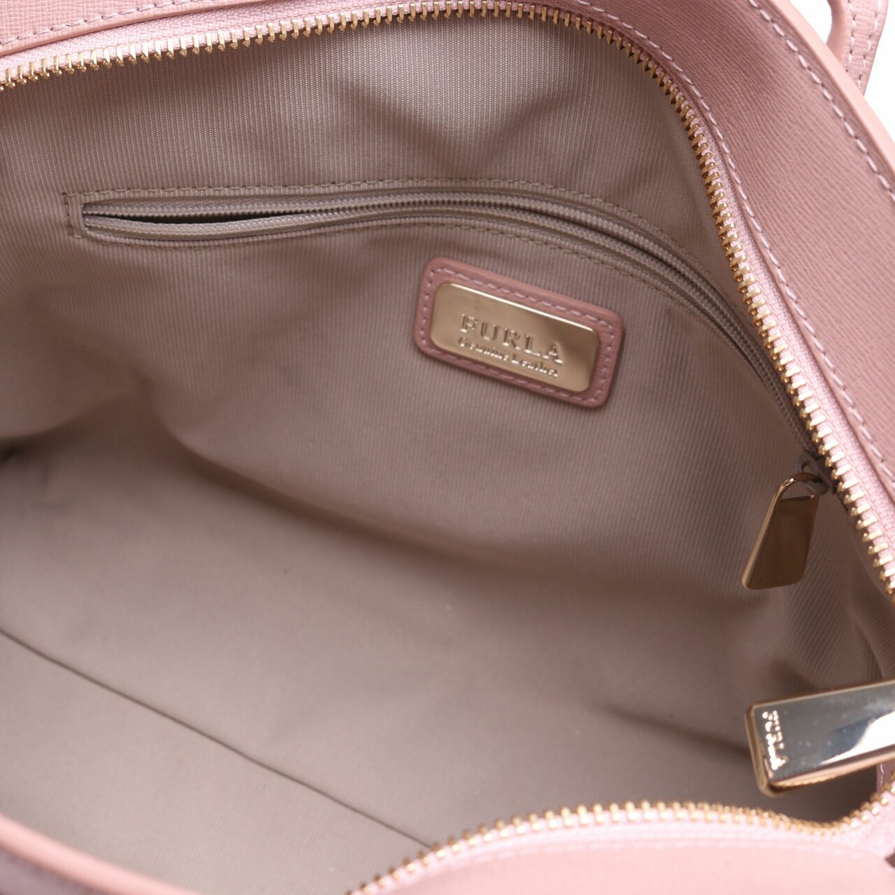 Furla Agata Medium Pink Satchel Bag