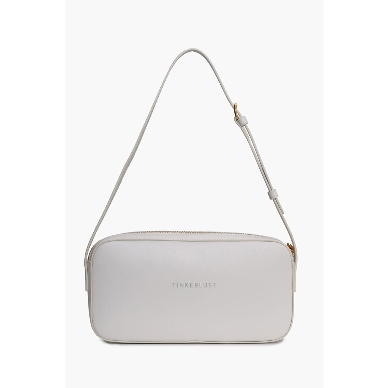 Celine Cuir Triomphe Camera White Smooth Calfskin Shoulder Bag