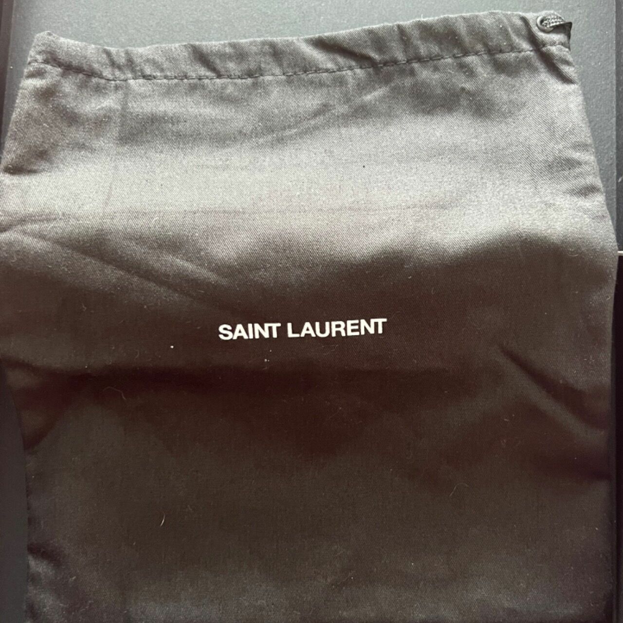 Saint Laurent Uptown Baby Pouch Shiny Croco Embossed