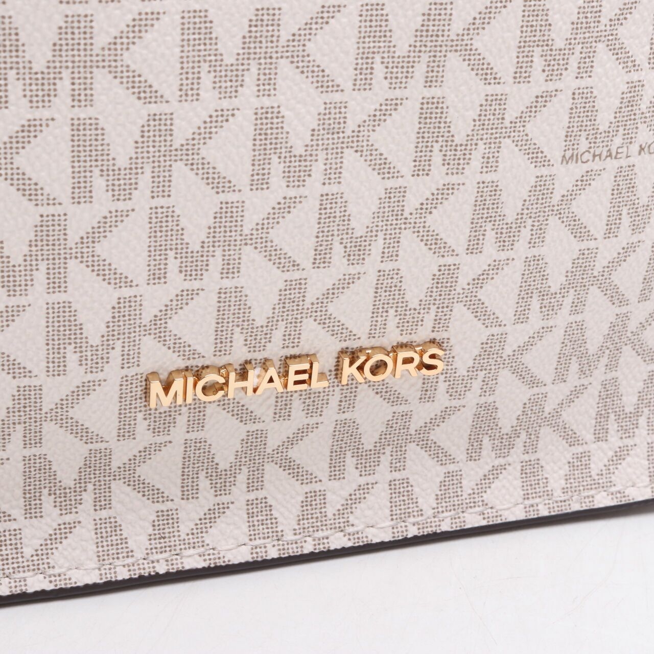 Michael Kors Briley Small Logo Messenger Bag Vanilla Sling Bag