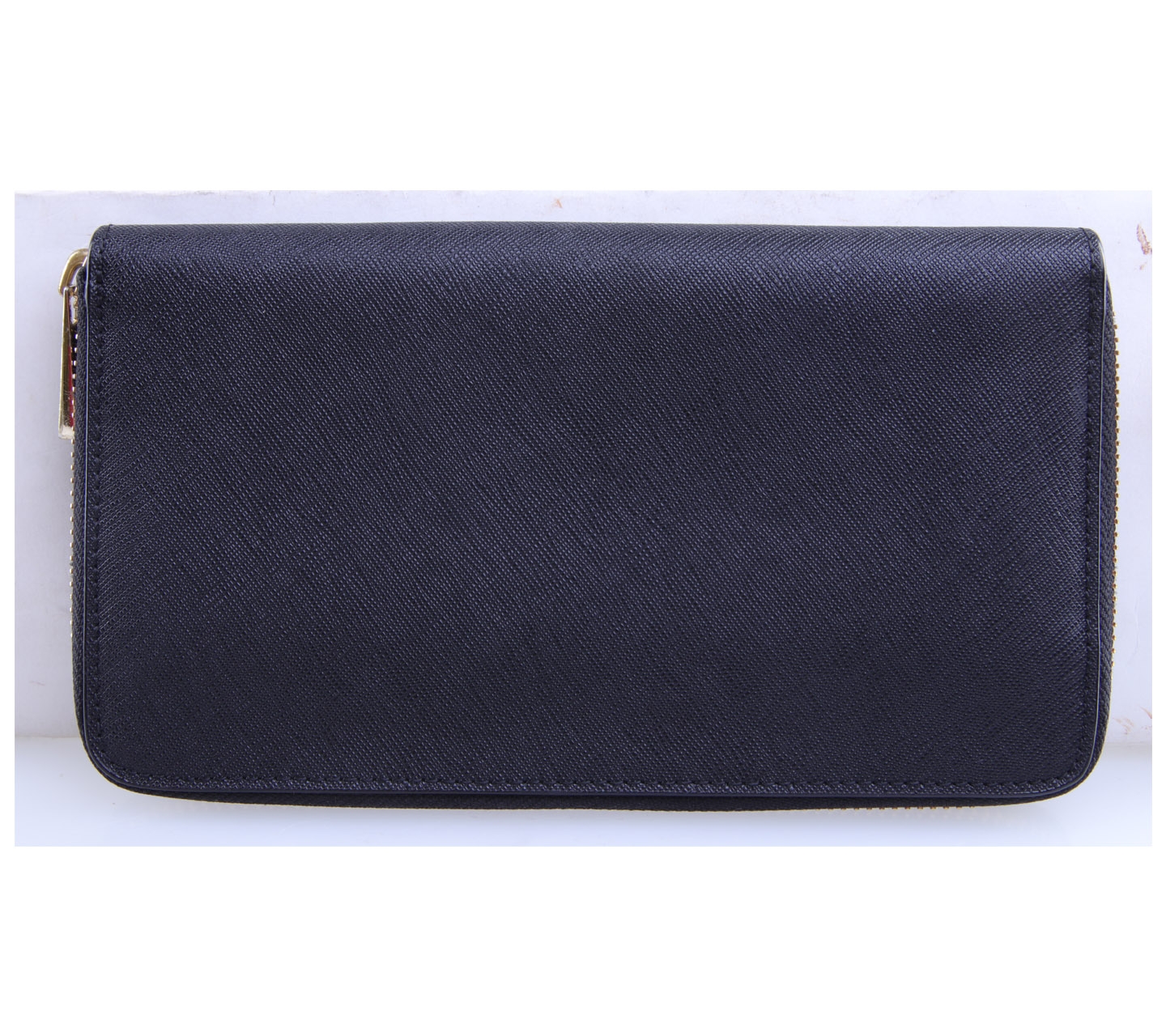 Tory Burch Black Robinson Zip Continental Wallet