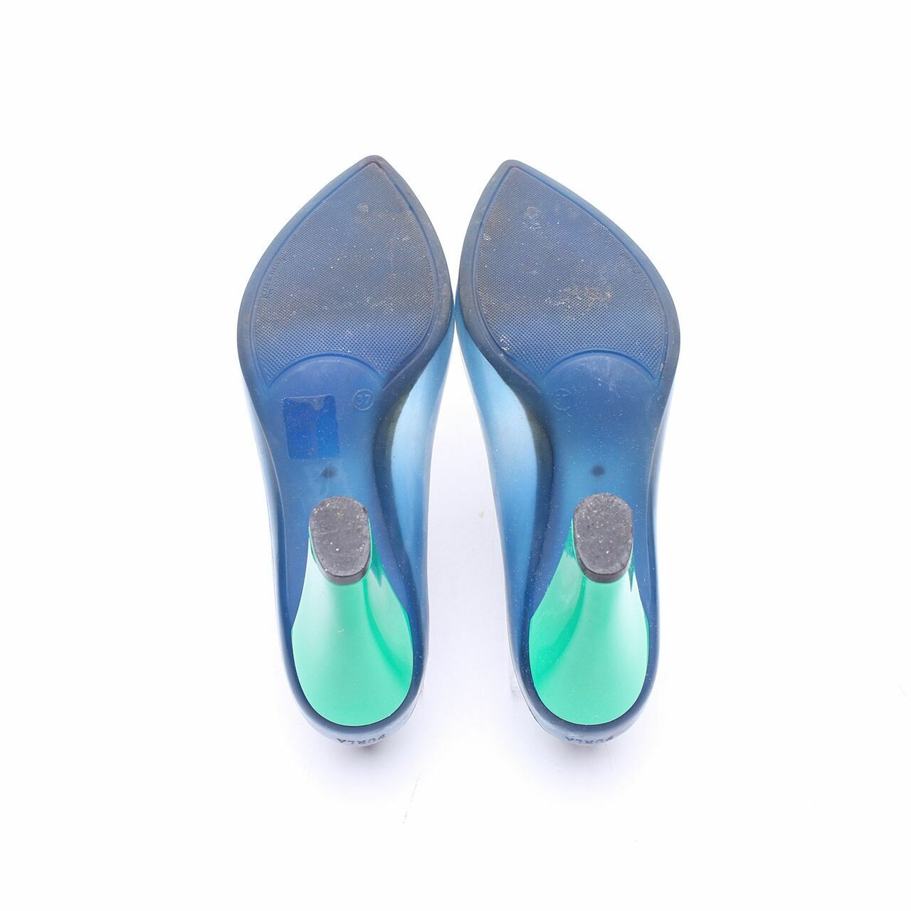 Furla Ocean Blue  Pump Block Heels