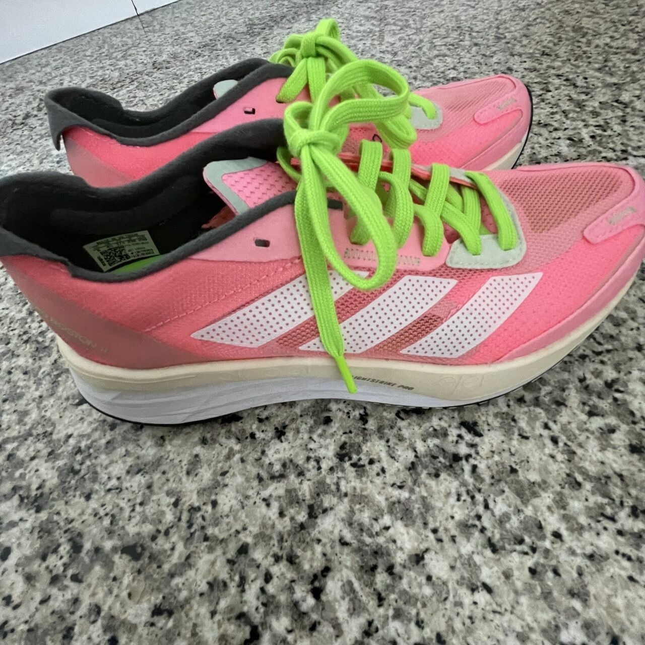 Adidas Pink & White Sepatu