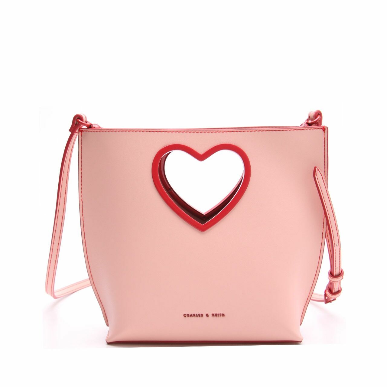 Charles & Keith Pink Sling Bag