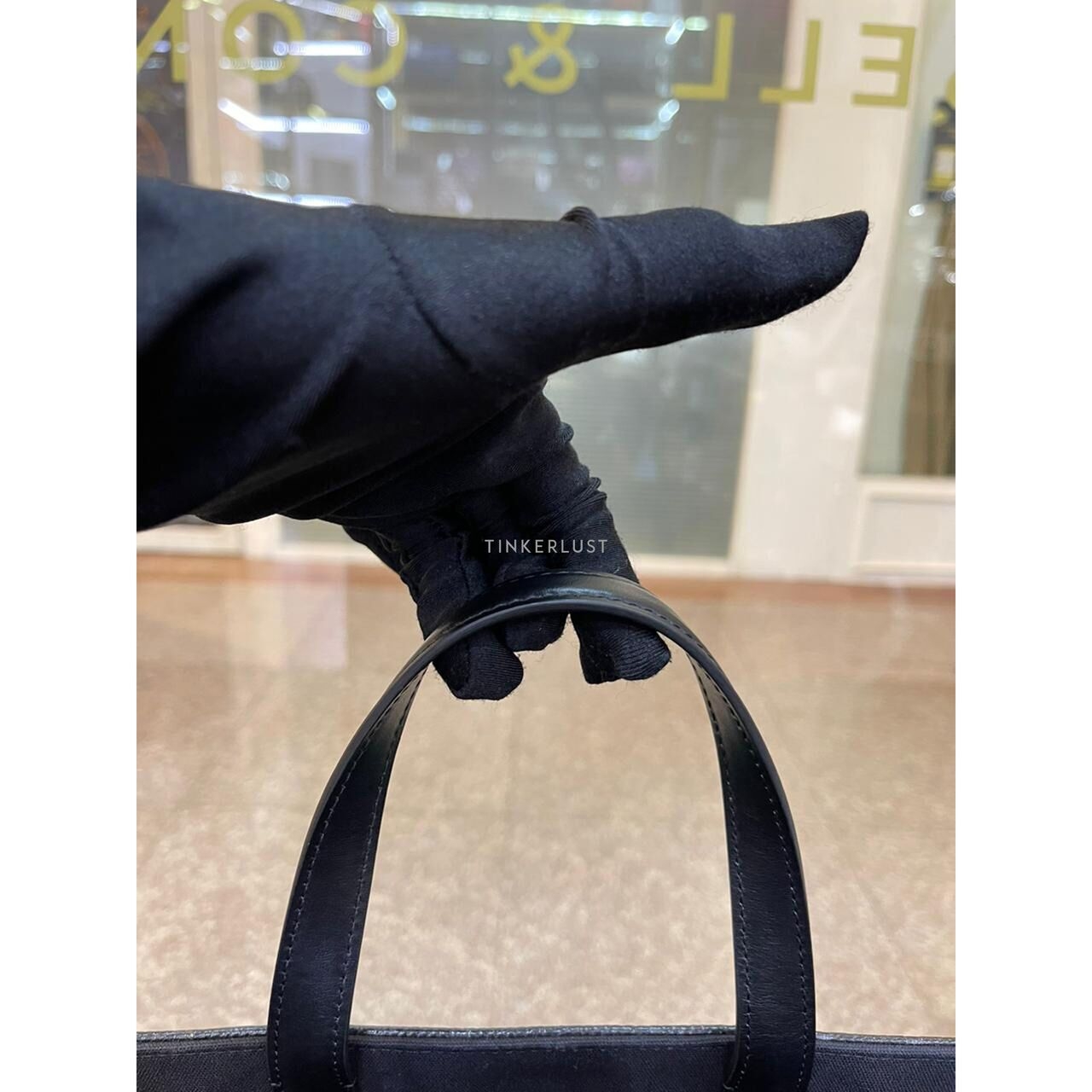 Givenchy GG Embossed Black Leather GHW 2022 Totebag