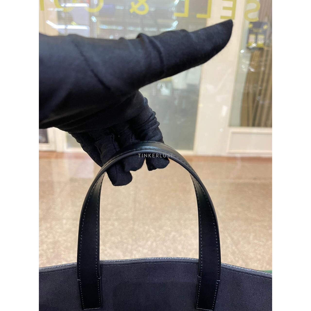 Givenchy GG Embossed Black Leather GHW 2022 Totebag