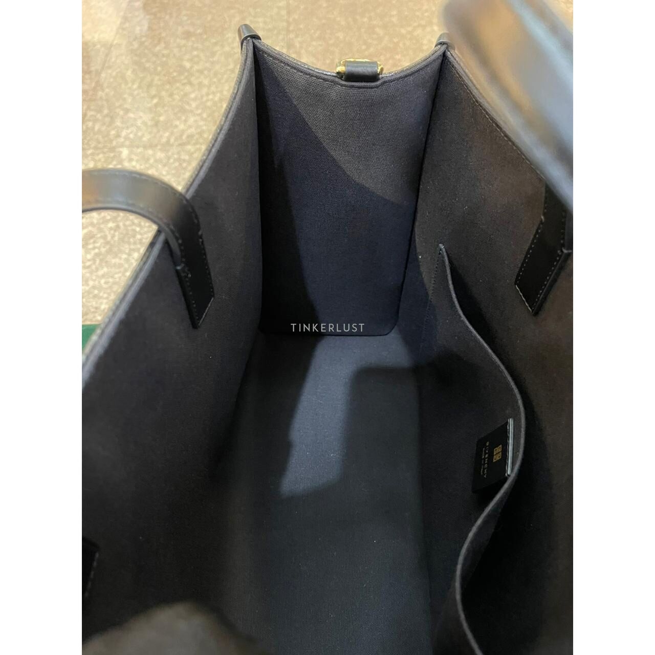 Givenchy GG Embossed Black Leather GHW 2022 Totebag