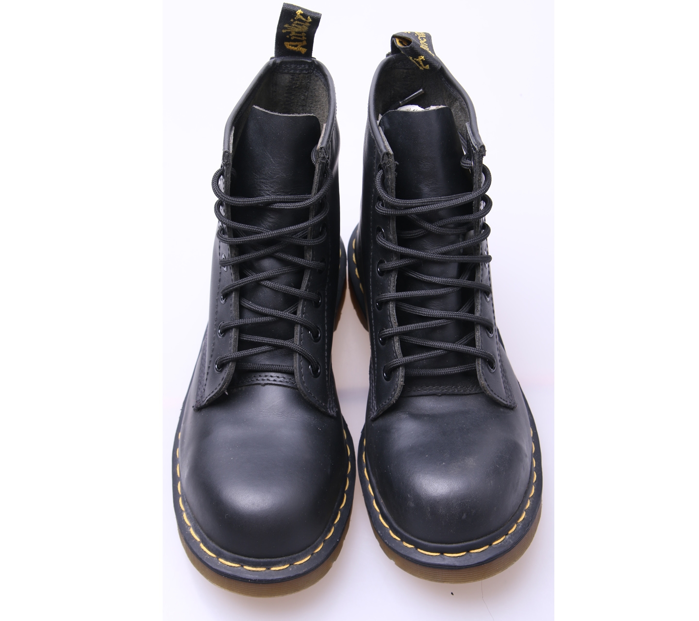 DRMARTENS Black Eyelet Boots