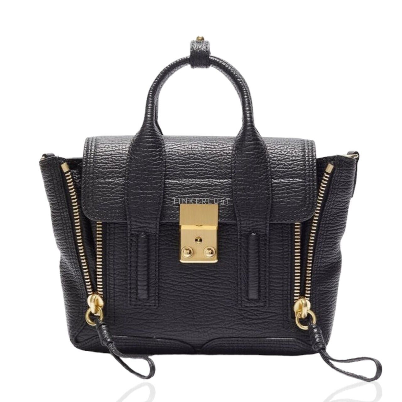 Phillip Lim Pashli Mini Satchel Bag In black GHW Satchel Bag