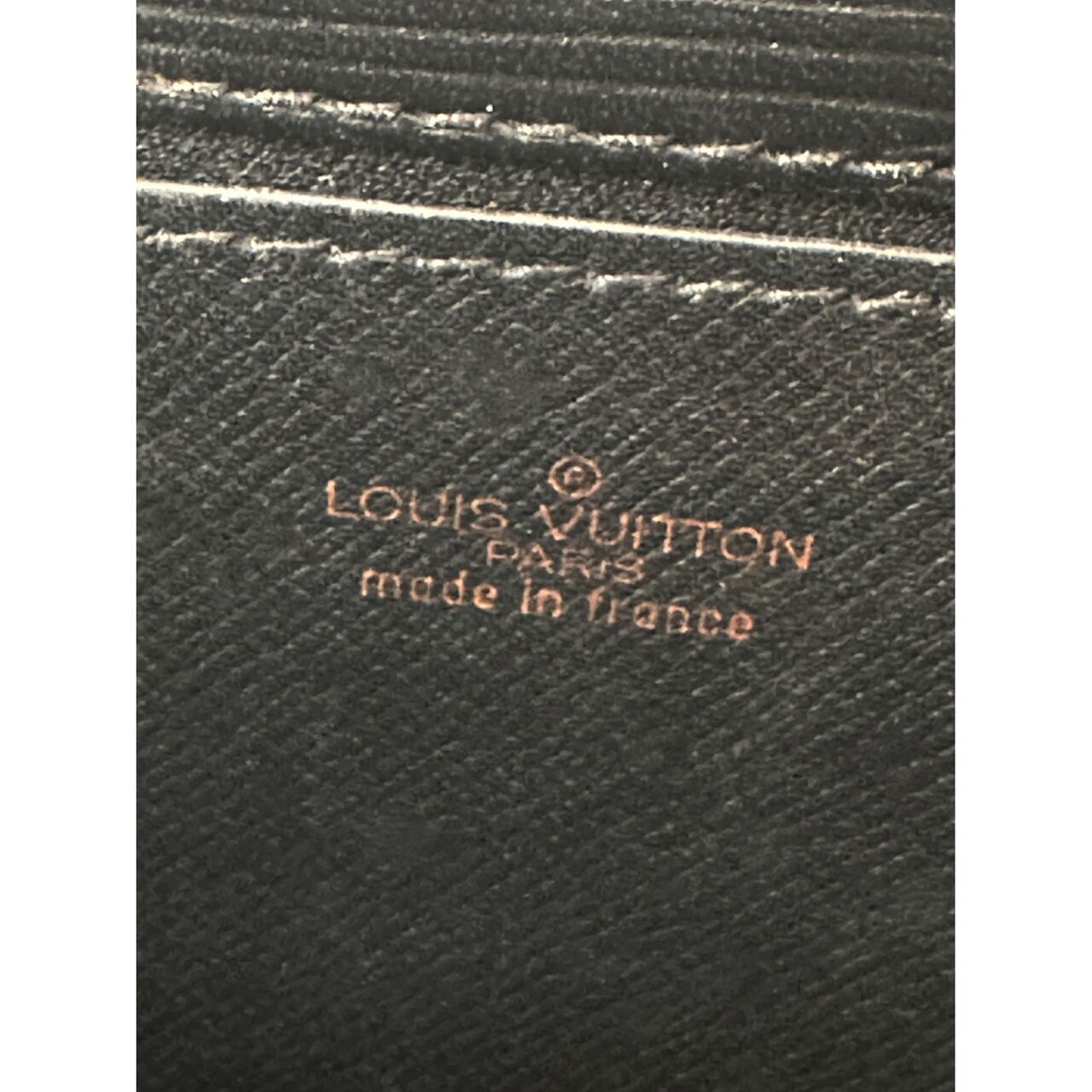 Louis Vuitton Black Epi Leather Laptop Ipad Pouch Briefcase