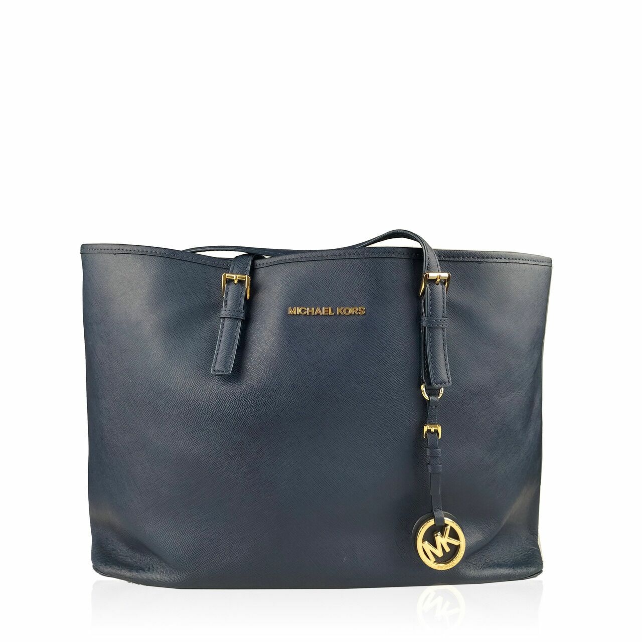 Michael Kors Jet Set Travel Medium Tote in Navy