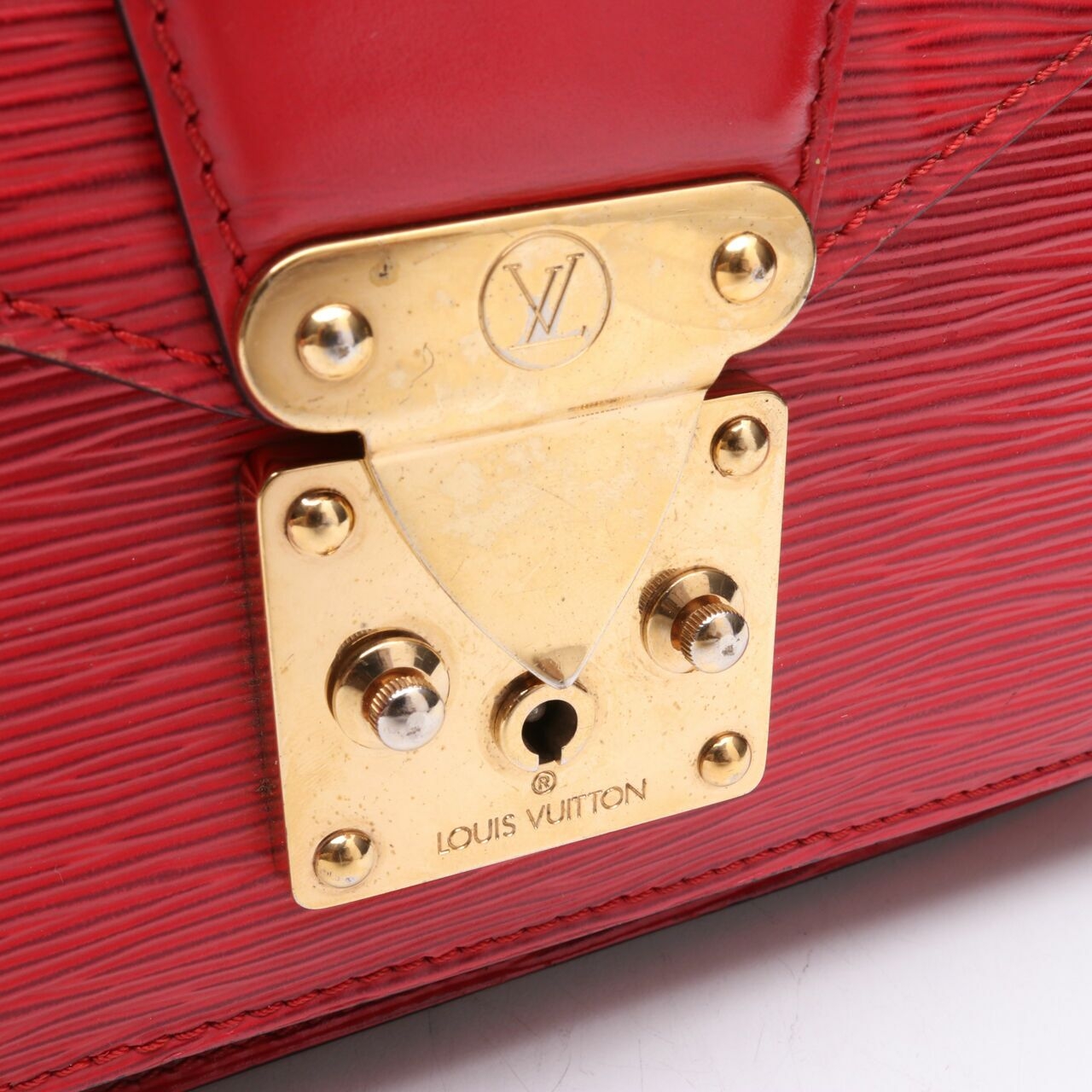 Louis Vuitton Vintage Epi Monceau Red Satchel bag 