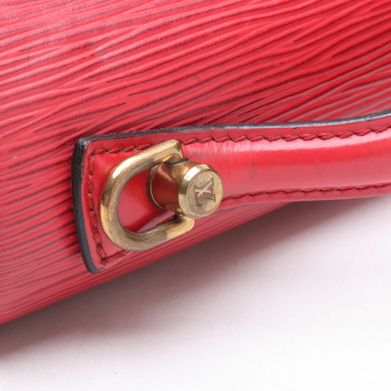 Louis Vuitton Vintage Epi Monceau Red Satchel bag 